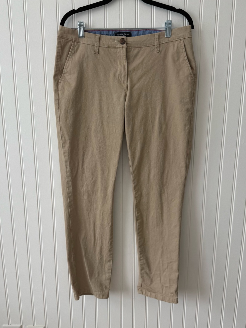 Nautica Jeans Co. Stretch Cotton Twill Chino Ankle Pants